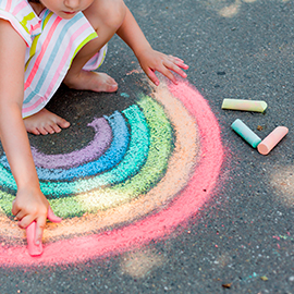 Crea gises de colores con Bicarbonato de Sodio A&H™.