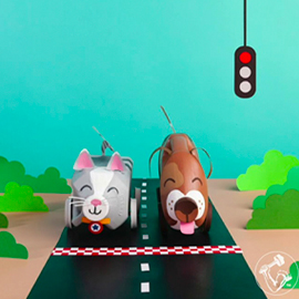 Haz coches de carreras con Bicarbonato de Sodio A&H™.
